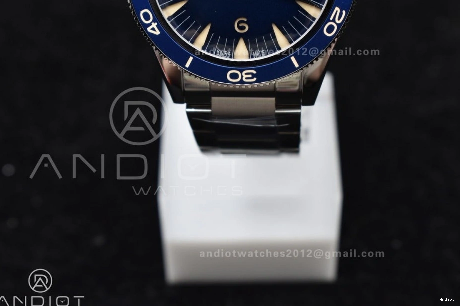 Heritage Seamaster Bracelet 1:1 Blue A8912 Clone On Super Edition VSF SS 300 Dial Best 1222